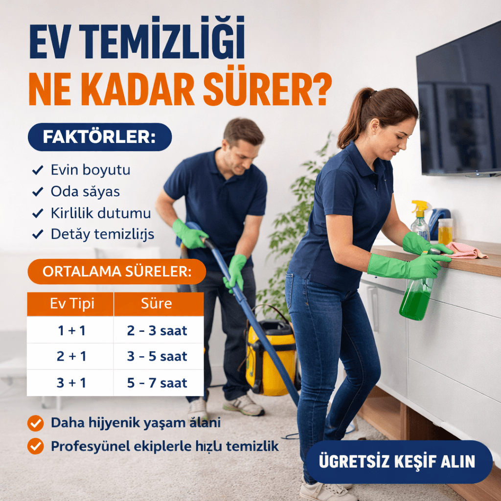 Ev Temizliği Ne Kadar Sürer